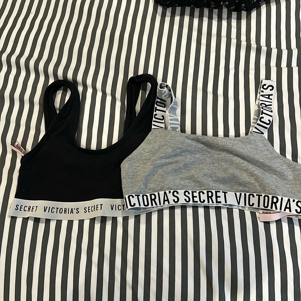Two Victoria Secret Bralettes size Medium